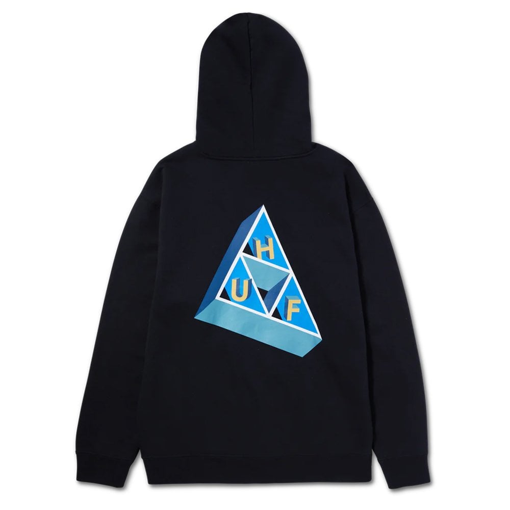 Based Triple Triangle Hoodie - Black