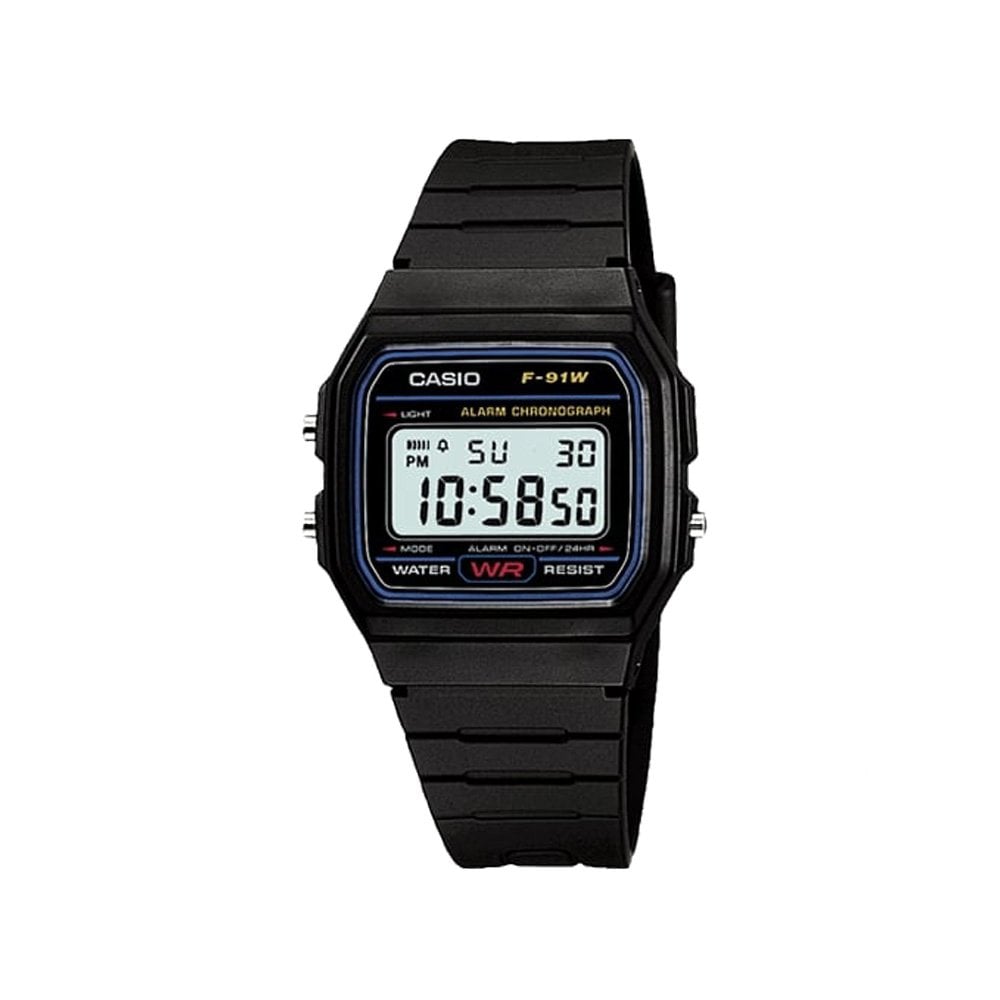 F-91W-1XY - Black