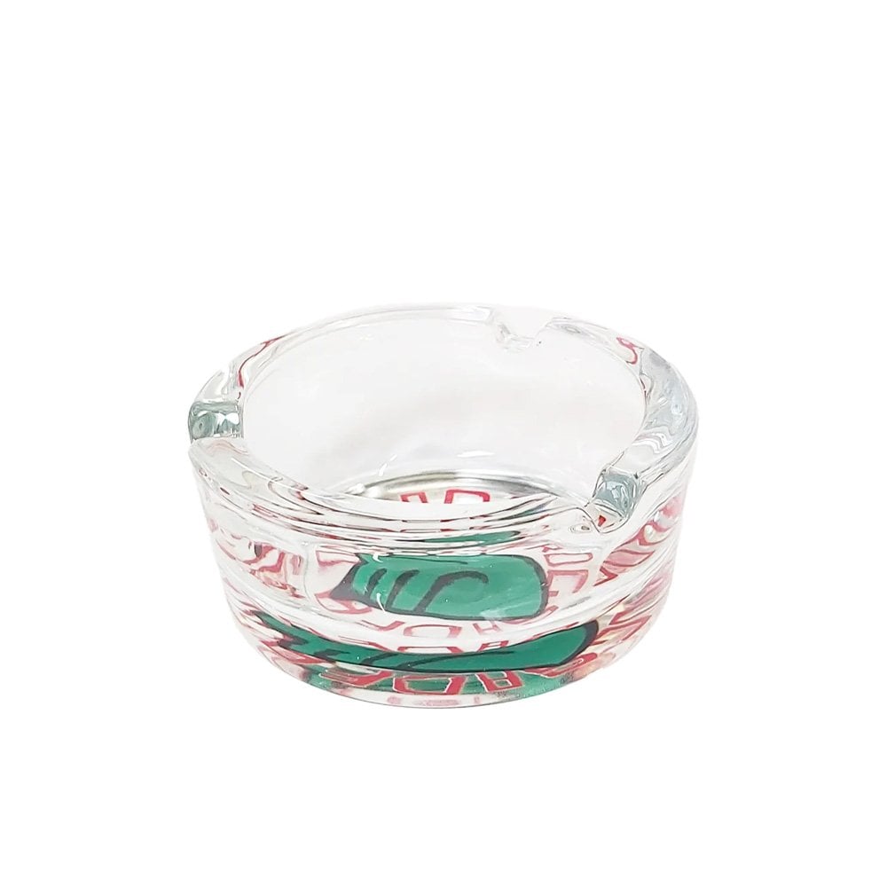 Sticker Glass Ashtray - O/C