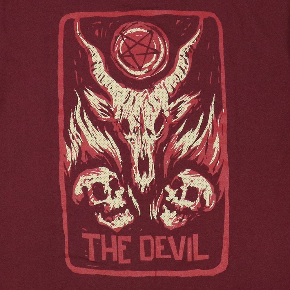 The Devil T-Shirt - Burgundy
