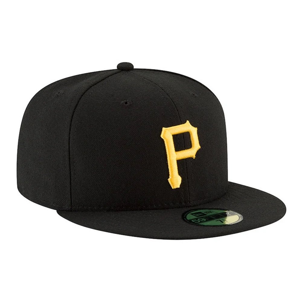 Pittsburgh Pirates Authentic On Field Game Black 59FIFTY Cap - Black/Yellow