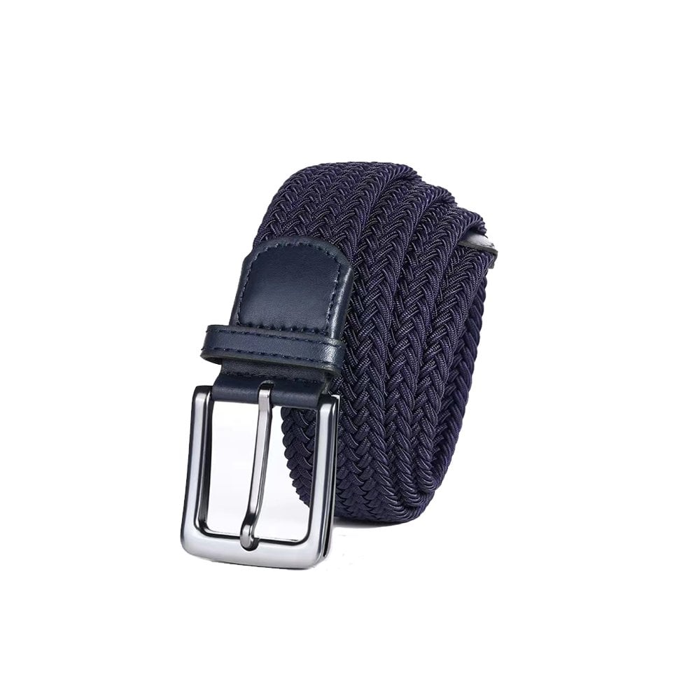 Plain Woven Belt - Navy