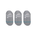 Icon No Show 3 Pack - Heather Grey