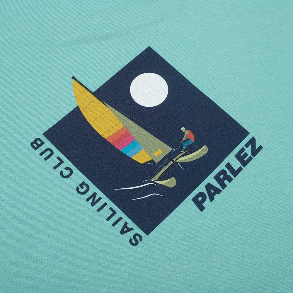 Heel T-Shirt  - Dusty Aqua