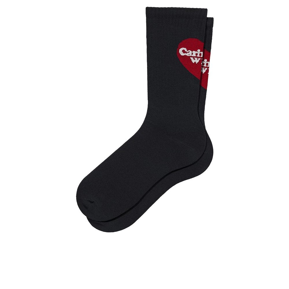 Heart Socks - Black
