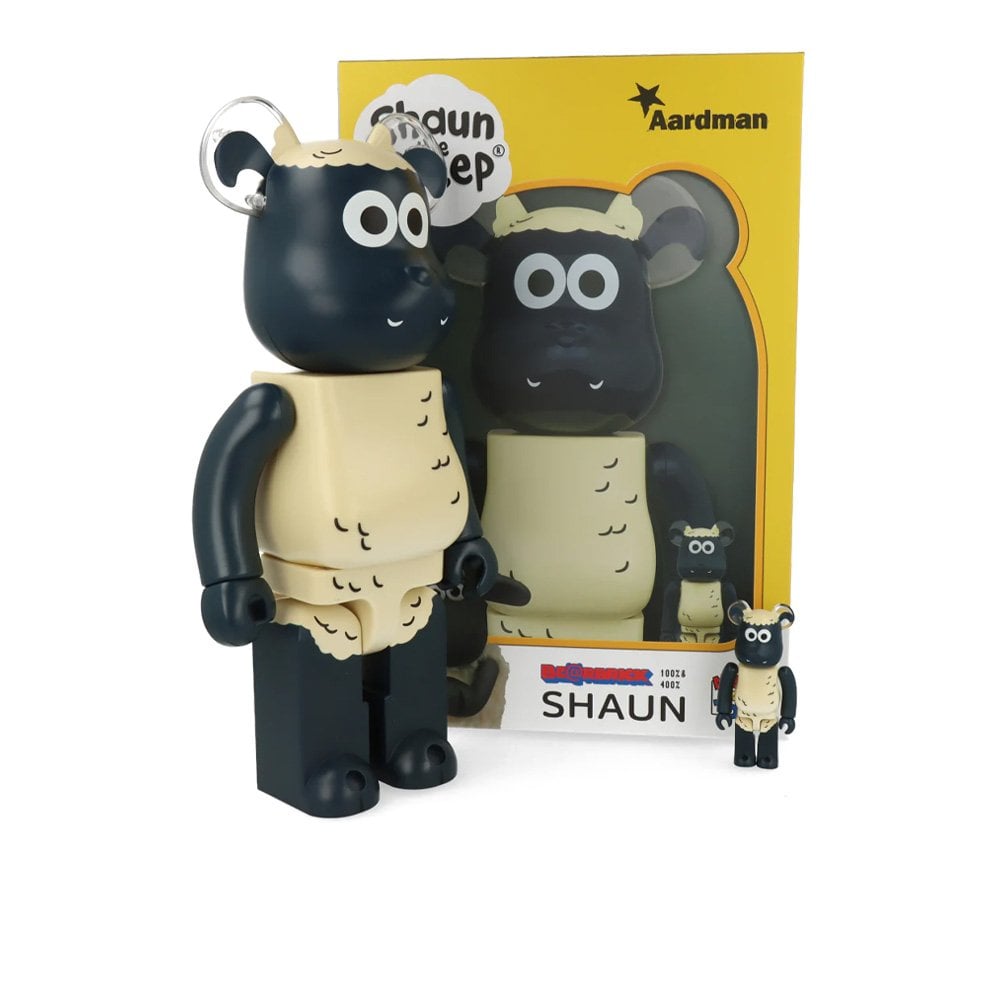 Be@rbrick Shaun The Sheep 100% and 400% - Shaun