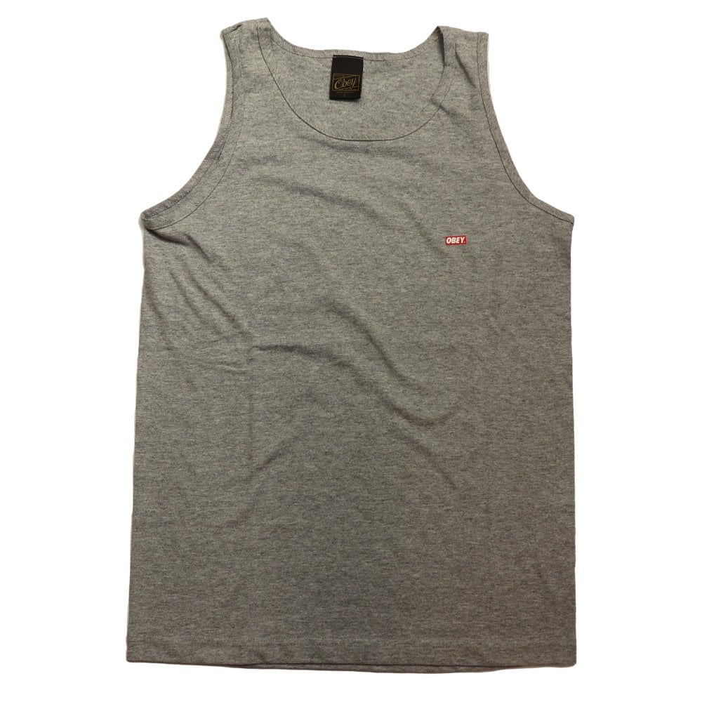 Obey Bar Vest - Heather Grey