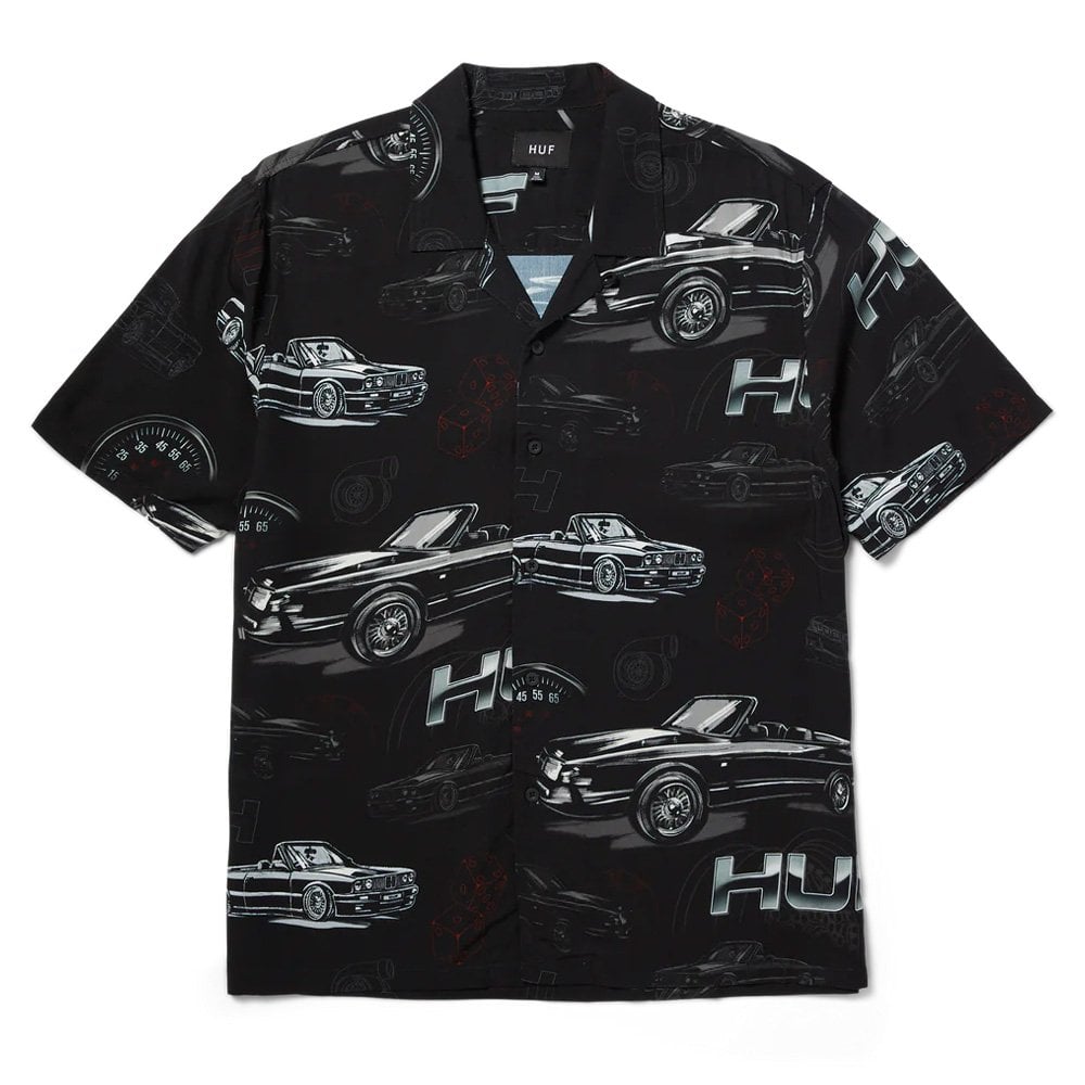 Drop Top Resort Shirt - Black