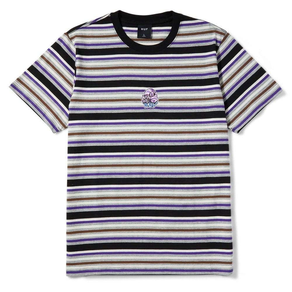 Cheshire Stripe T-Shirt - Black