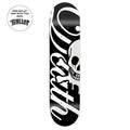Death 'Script' Skateboard Deck - Black/White