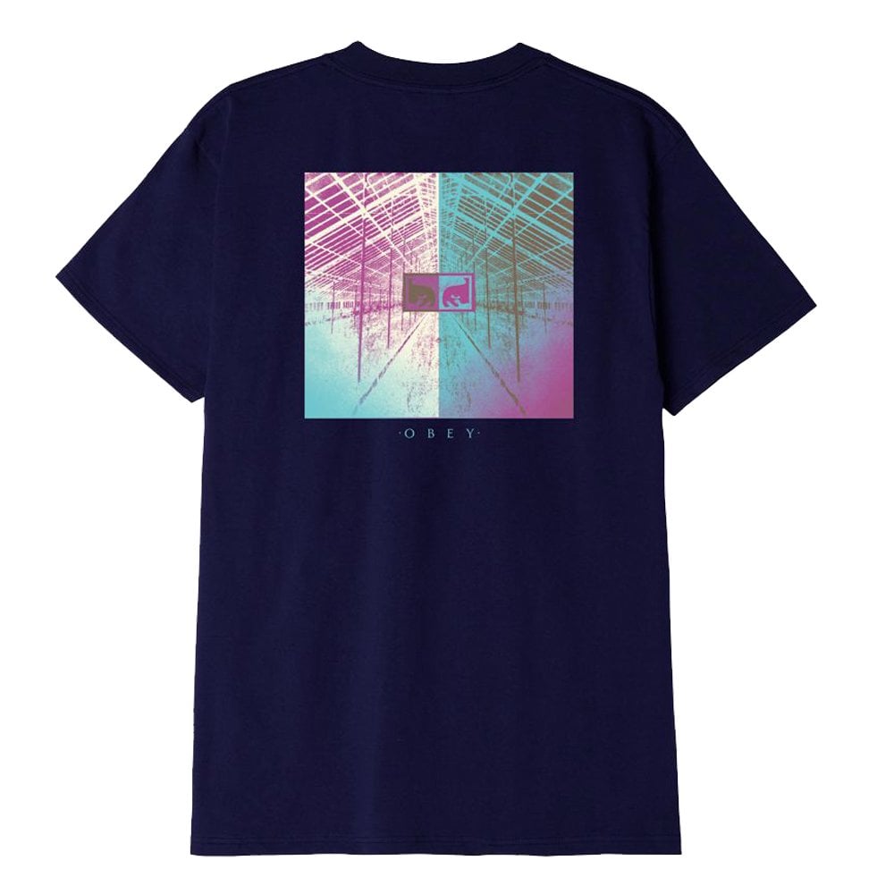 Vanish Point T-Shirt  - Navy