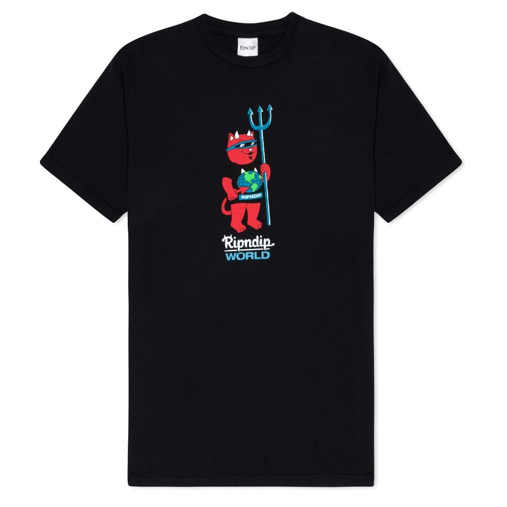 Devilnerm World T-Shirt - Vintage Blk