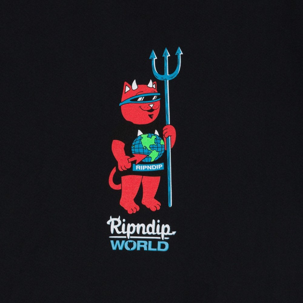 Devilnerm World T-Shirt - Vintage Blk