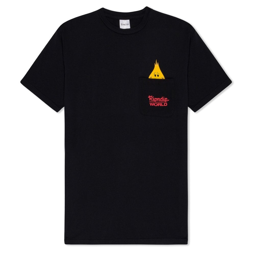 F U Flameboy Pocket T-Shirt - Vintage Blk