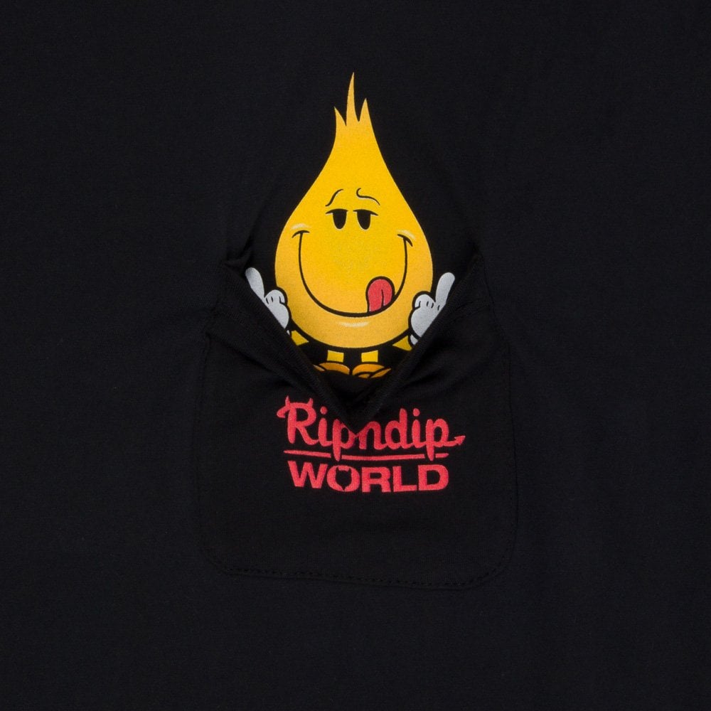 F U Flameboy Pocket T-Shirt - Vintage Blk