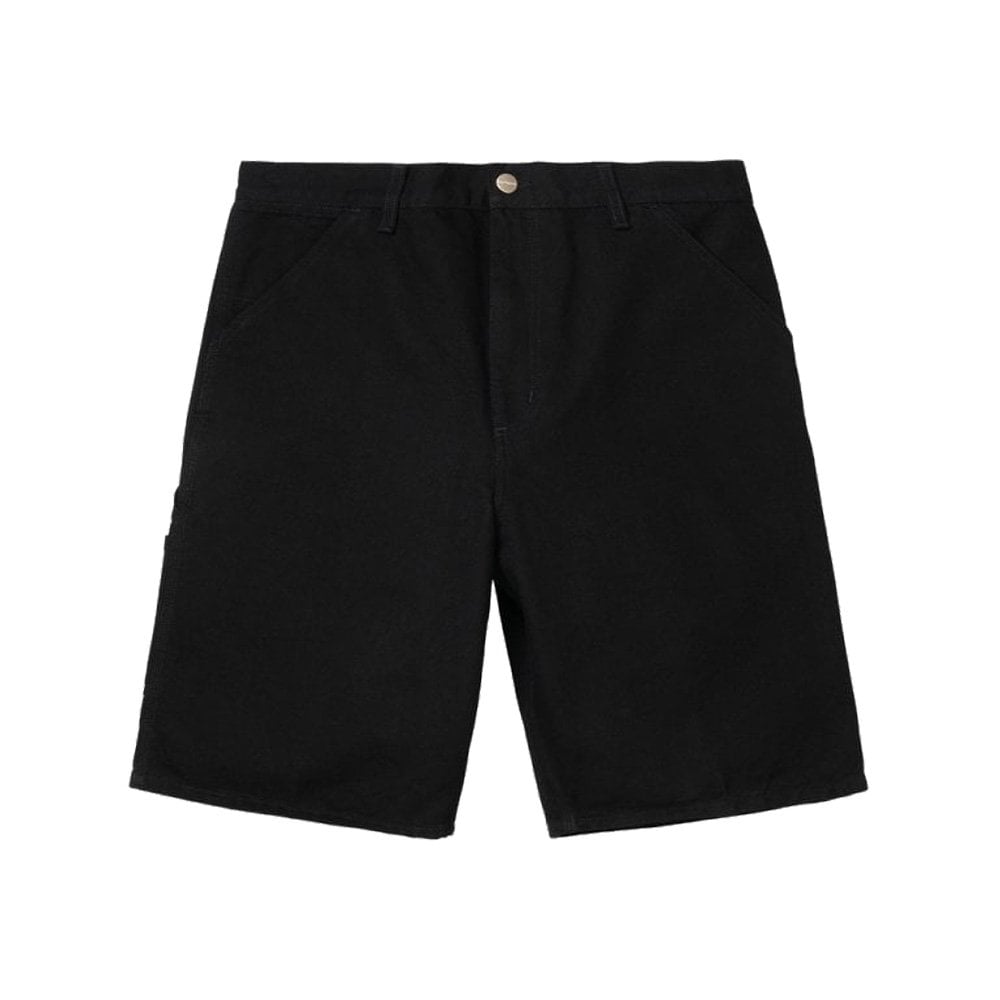 Single Knee Short - Black Rinsed