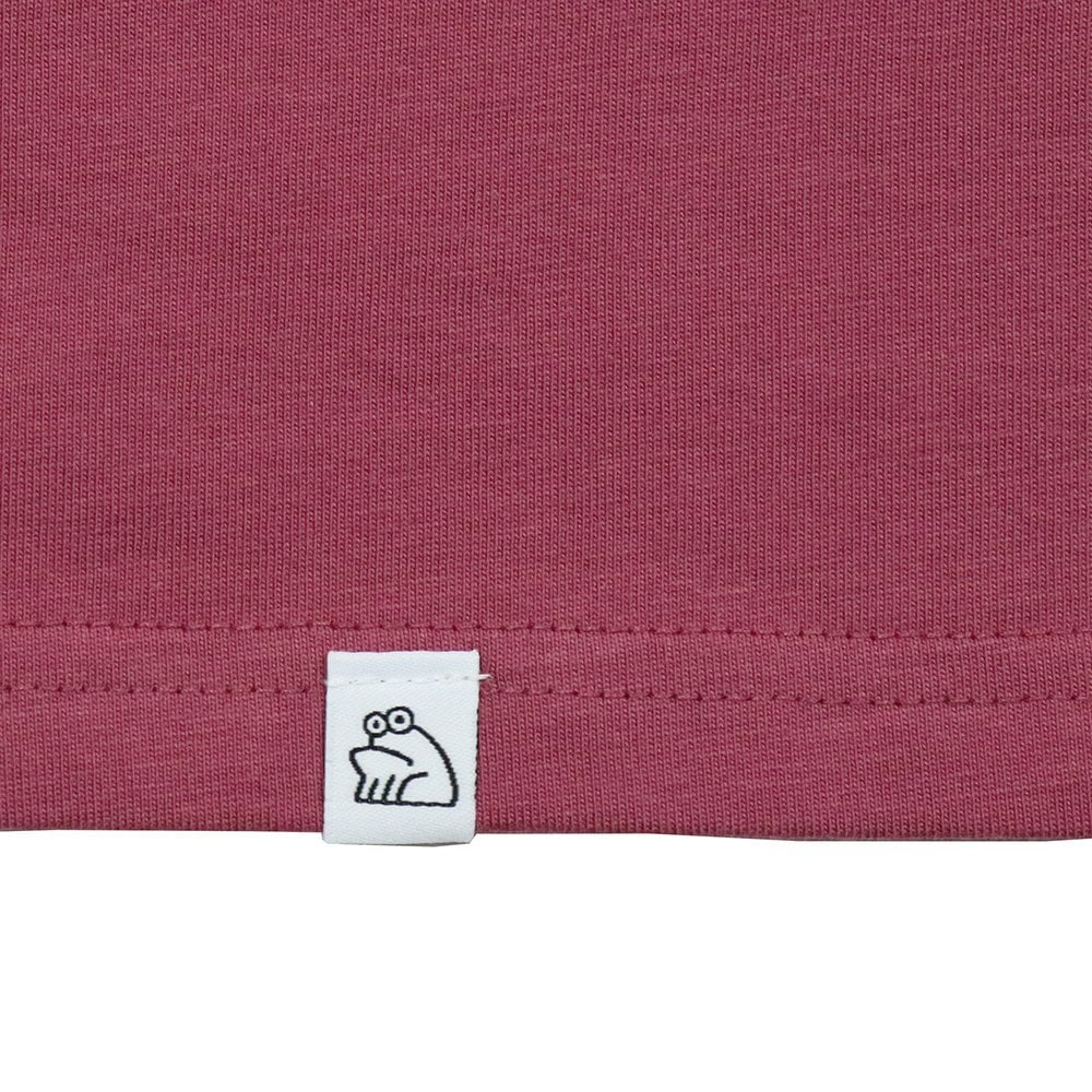 Sad Embroidered T-Shirt - Berry