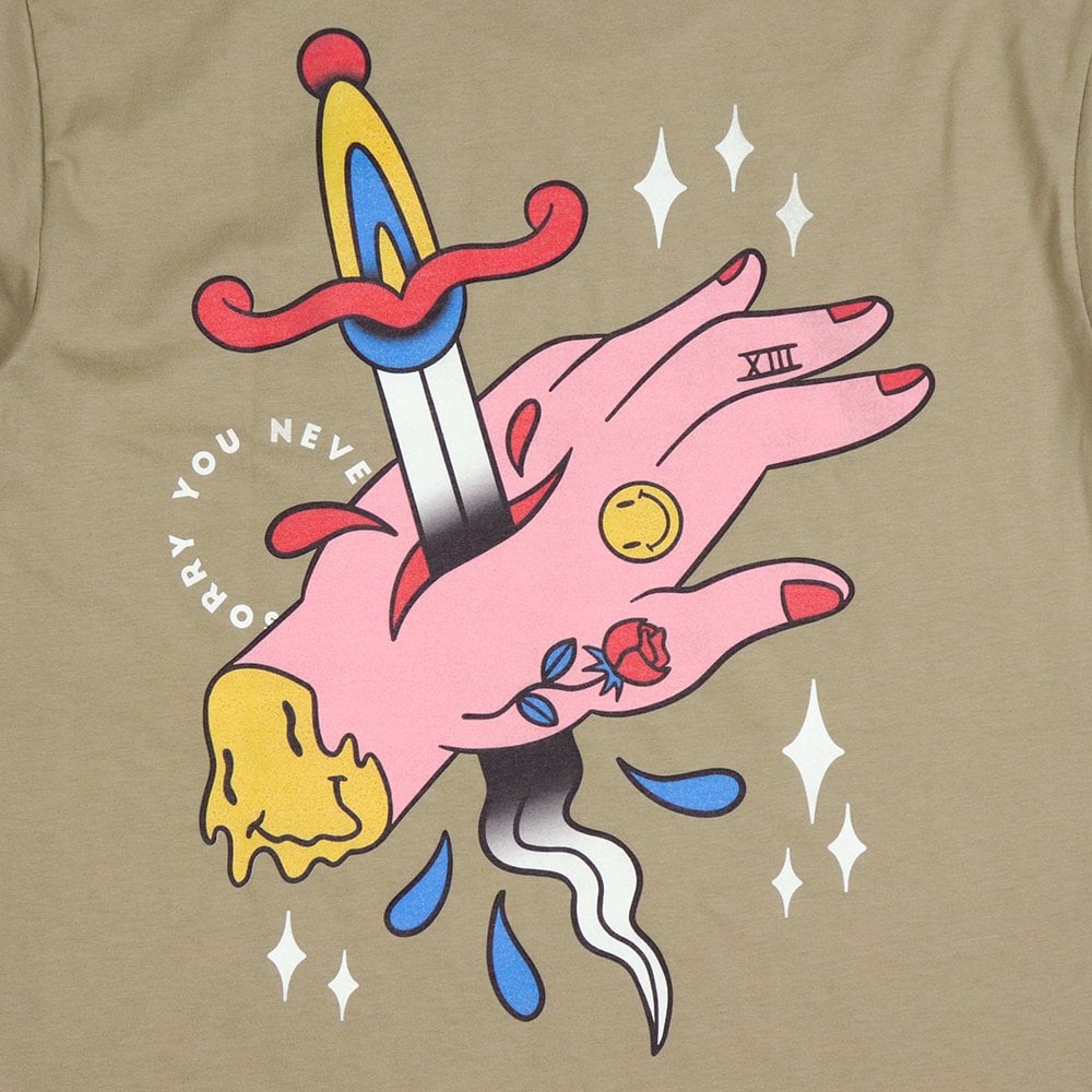 Tattoo Stab T-Shirt - Sand