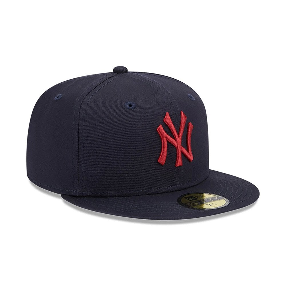League Essential 59FIFTY Fitted Cap - Ny Navy/Burg