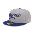 Los Angeles Dodgers Reverse Script 59FIFTY - Grey/Blue