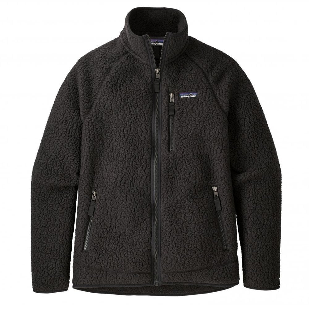 Retro Pile Jacket - Black