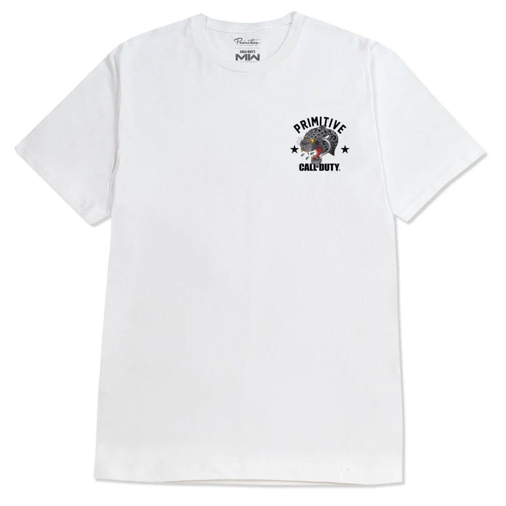 Black Jaguar T-Shirt - White