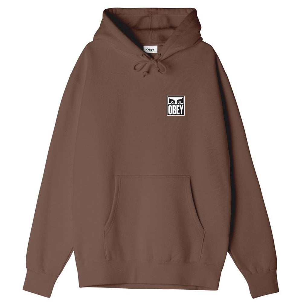 Eyes Icon Hoodie - Sepia