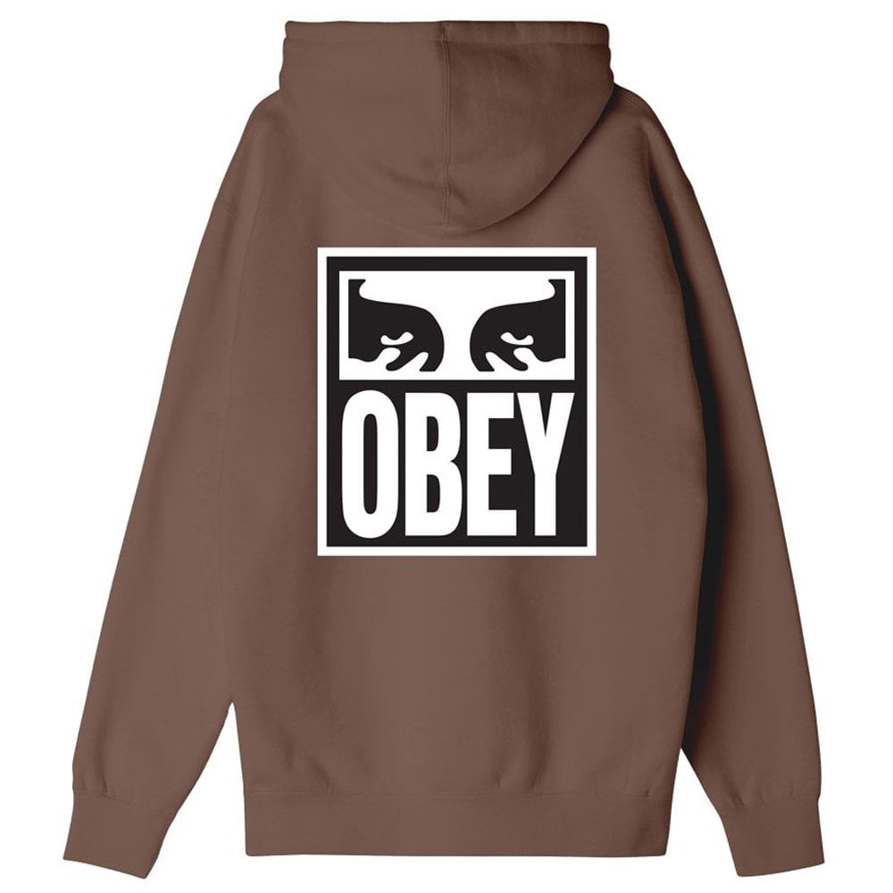 Eyes Icon Hoodie - Sepia