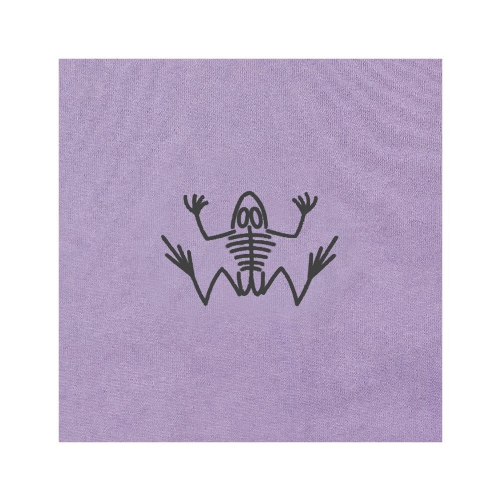 Bones Print T-Shirt - Lilac