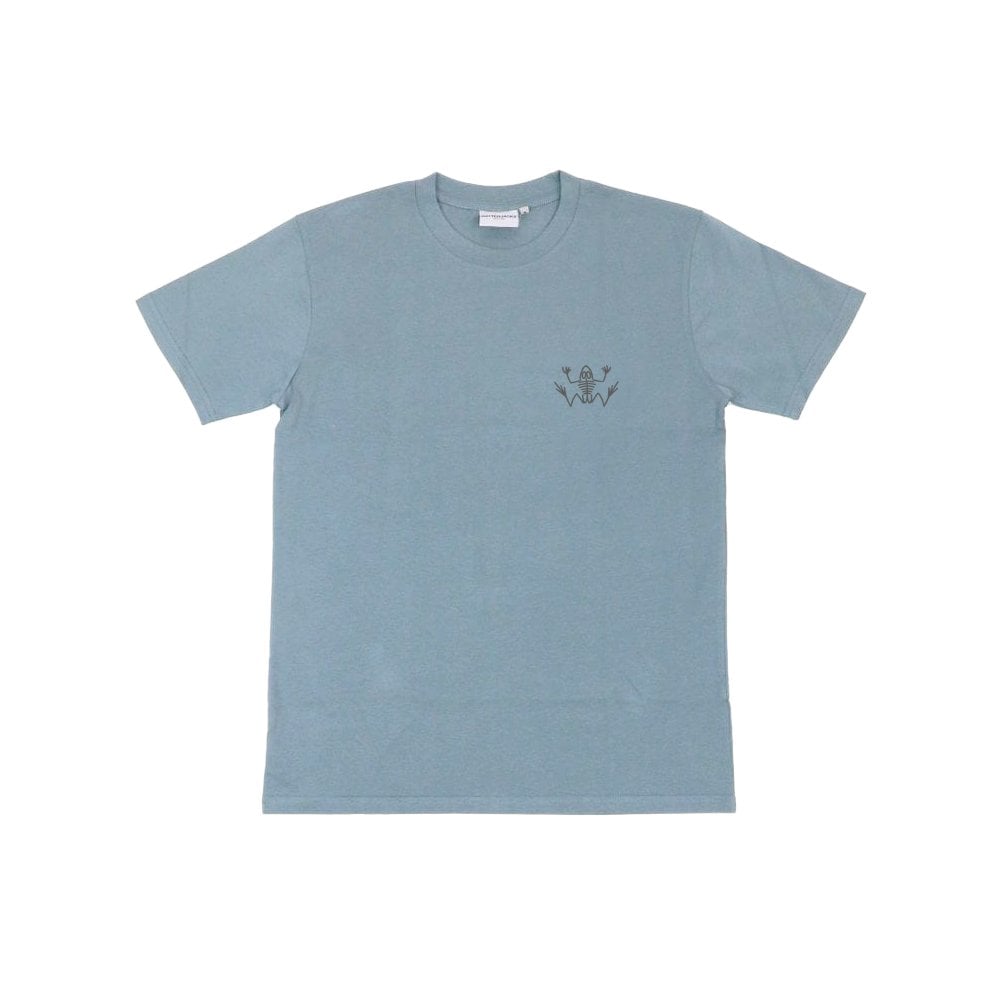 Bones Print T-Shirt - Pale Blue