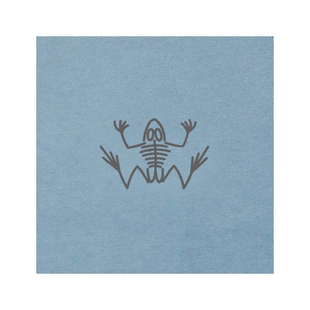 Bones Print T-Shirt - Pale Blue