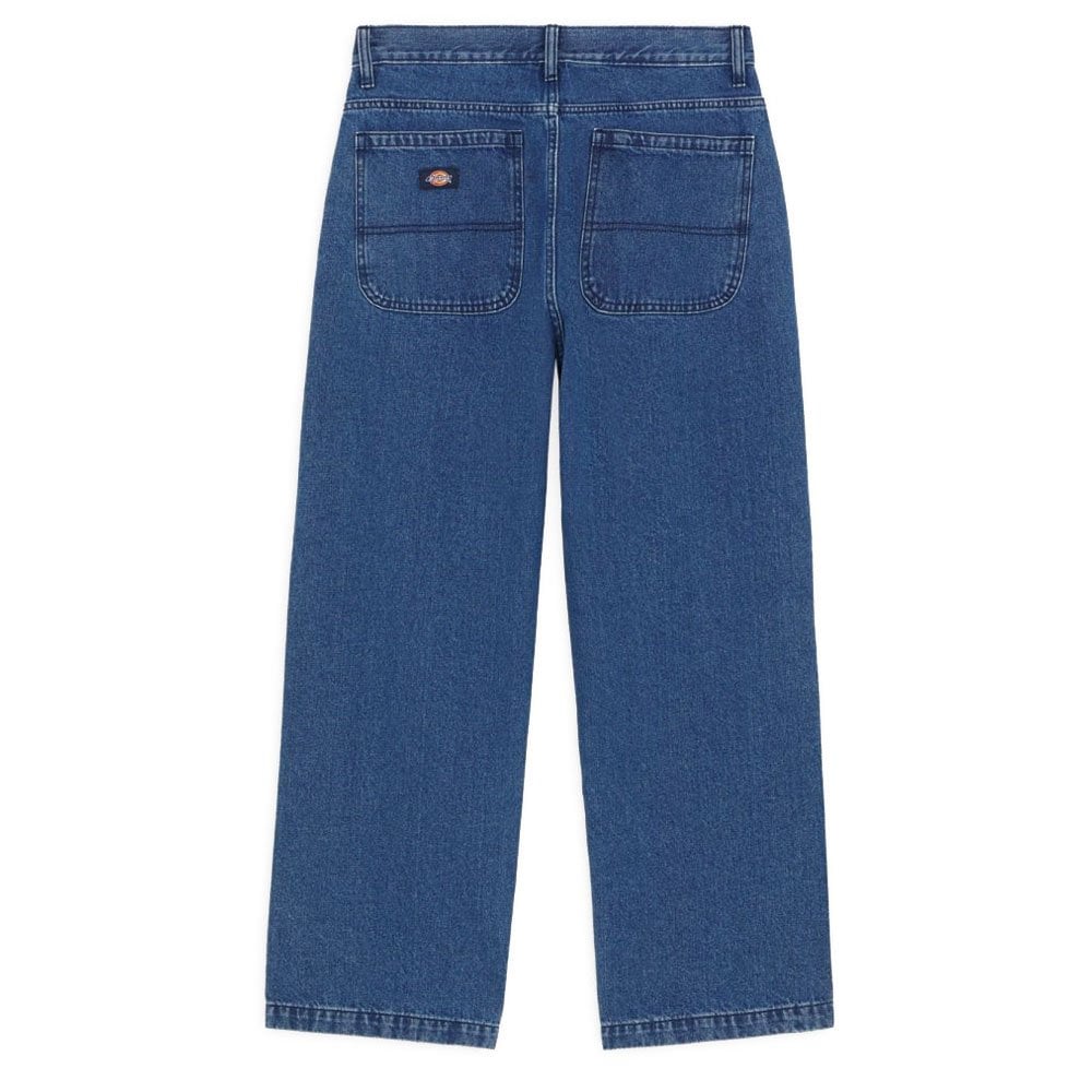 Double Knee Denim Pant - Classic Blue
