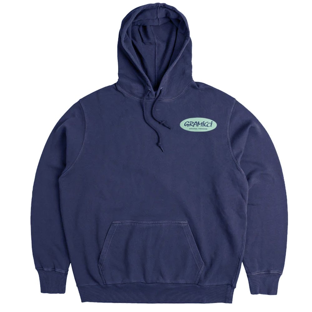 Freedom Oval Hoodie - Navy Pig
