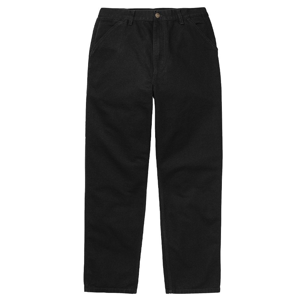 Single Knee Pant - Black Rinsed