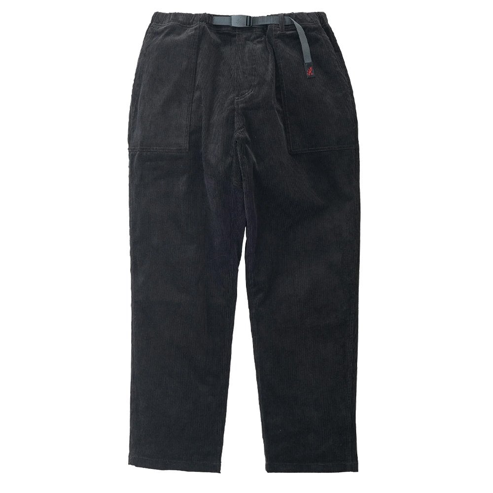 Corduroy Loose Tapered Ridge Pant - Black