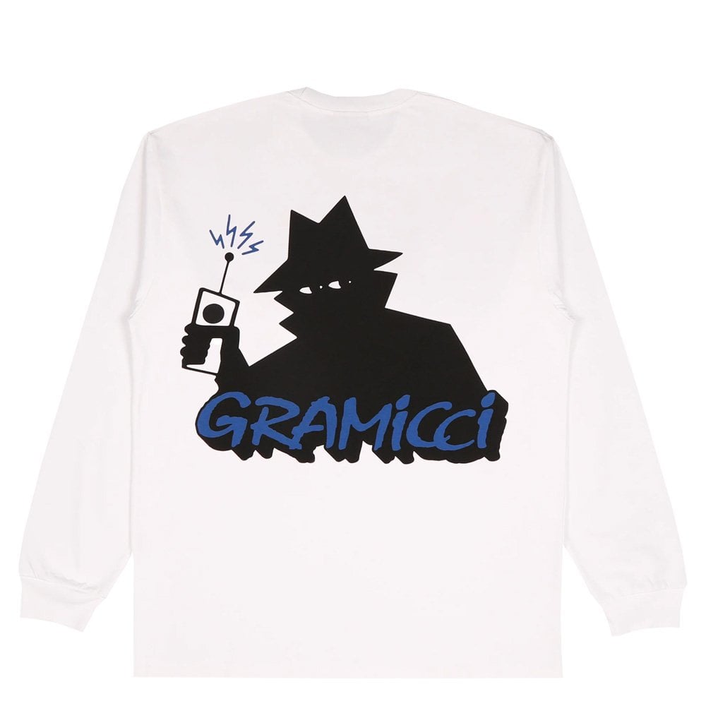 Records Long Sleeve T-Shirt - White
