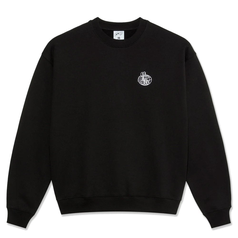 Atlas Monogram Crewneck Sweatshirt - Black