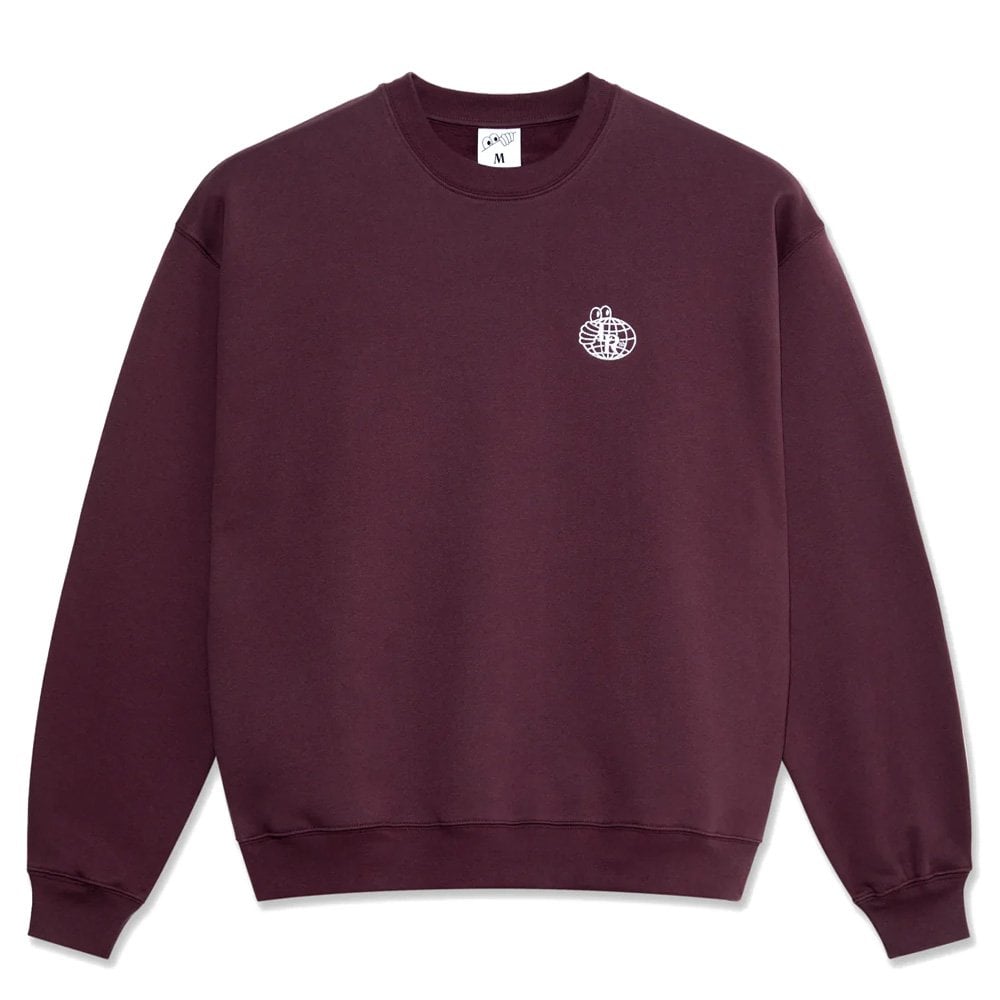 Atlas Monogram Crewneck Sweatshirt - Plum