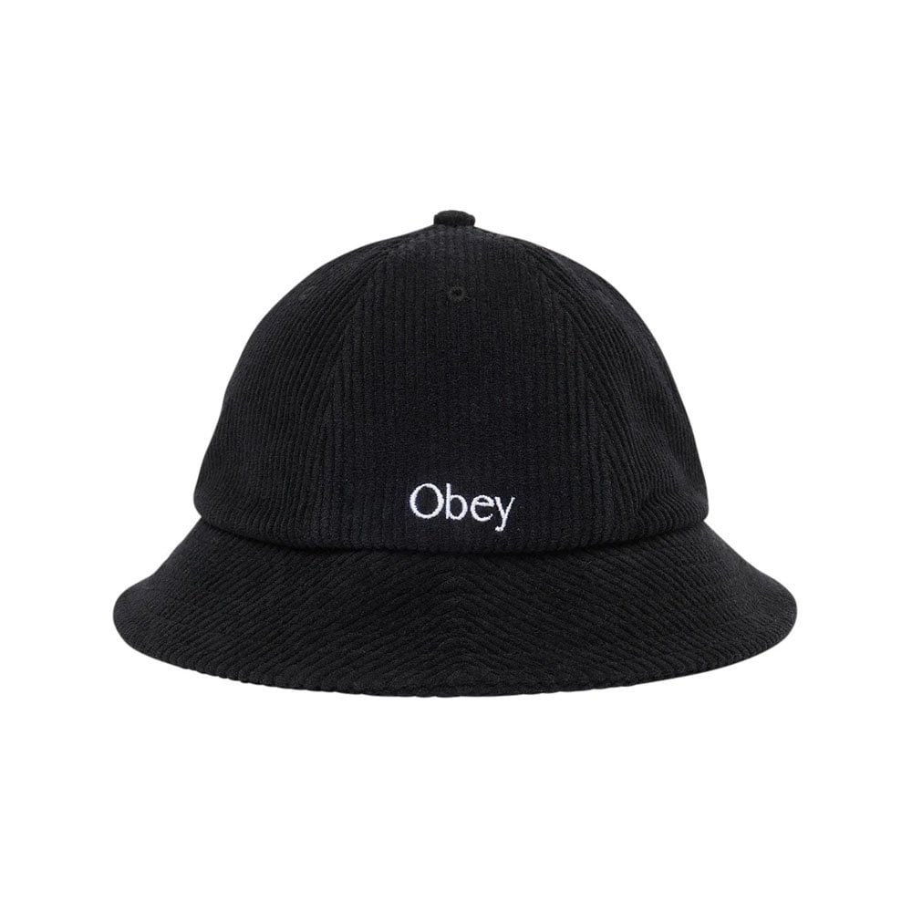 Cherish Cord Bucket Hat - Black