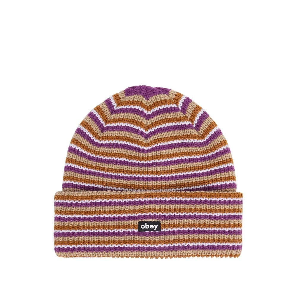 Loose Groove Beanie - Clay Multi