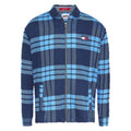 Buffalo Check Oversized Shirt - Mes Blue