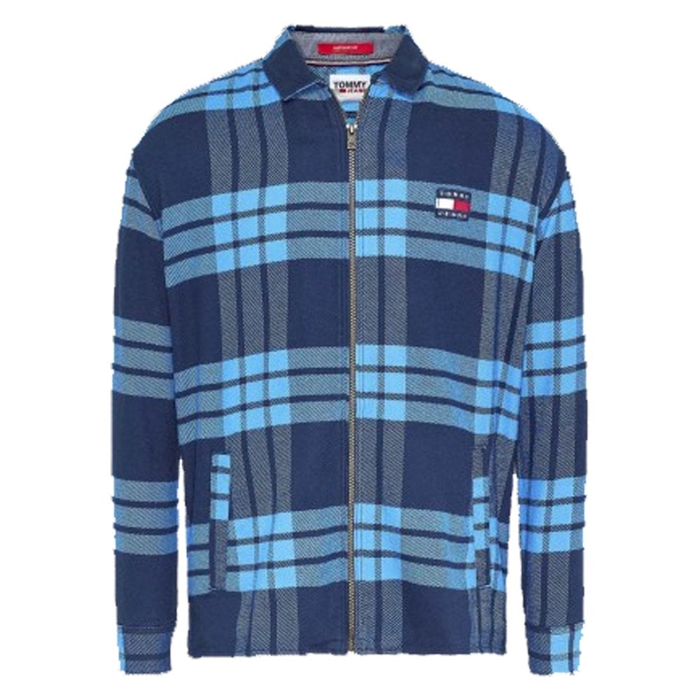 Buffalo Check Oversized Shirt - Mes Blue