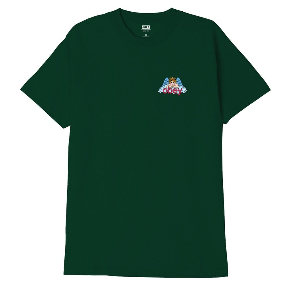 Heaven Angel T-Shirt - Forest Green