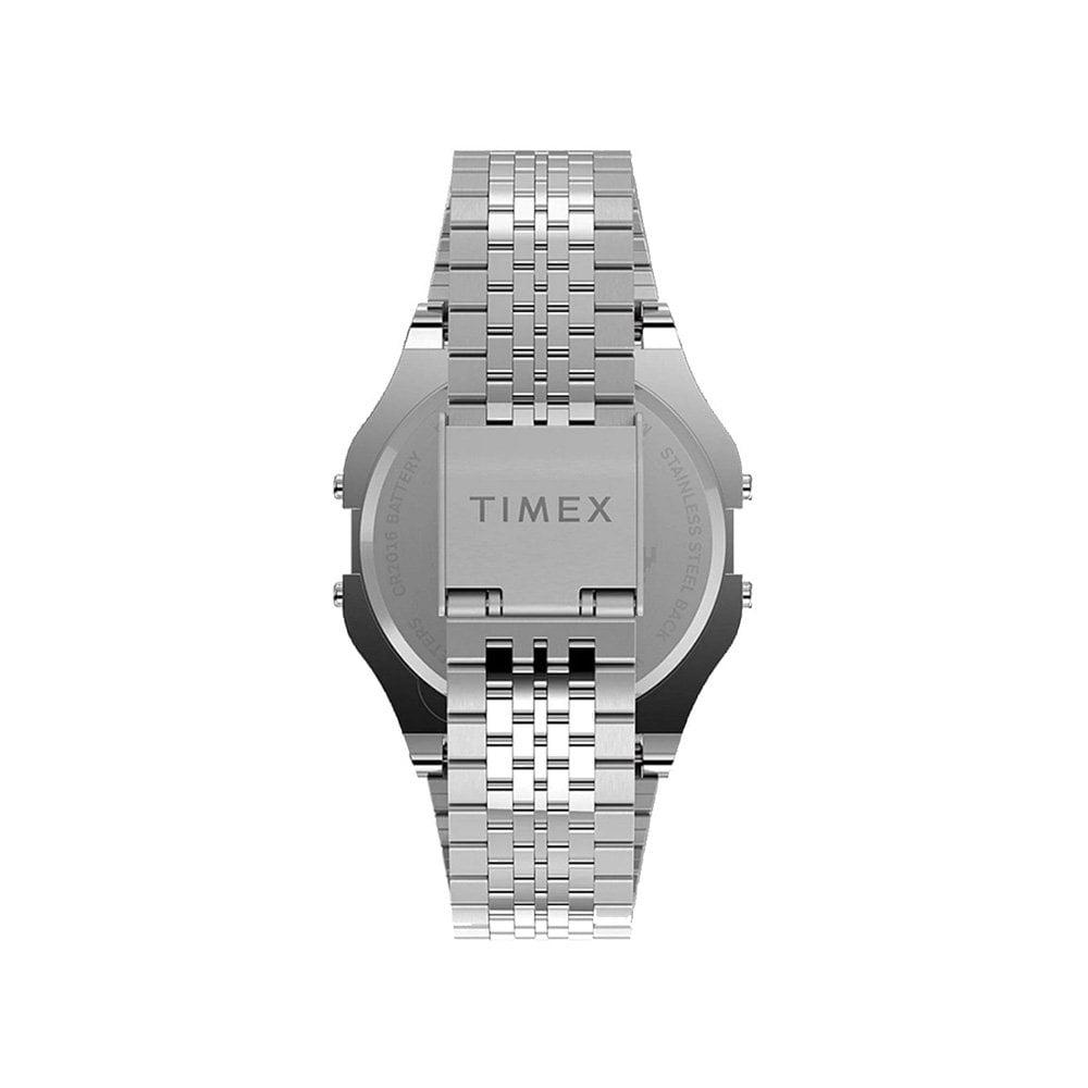 x Space Invaders T80 34mm Stainless Steel Bracelet Watch - Silver Tone