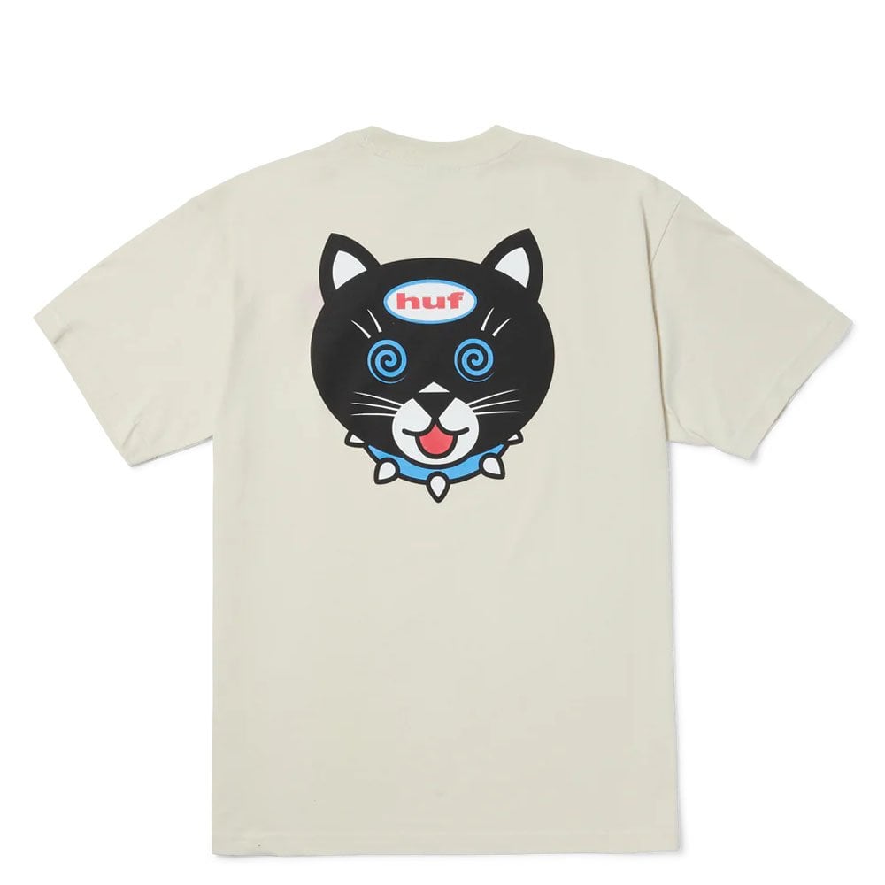 Hypno Cat T-Shirt - Bone