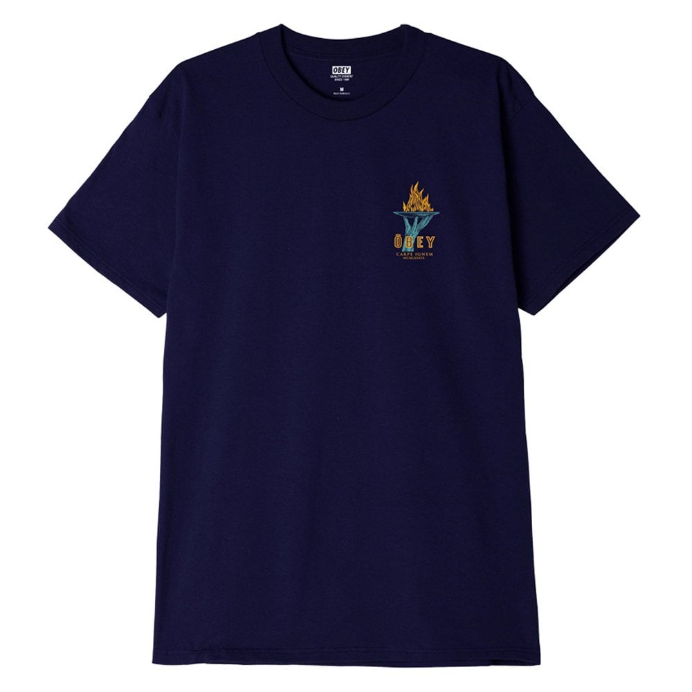 Seize Fire T-Shirt - Navy