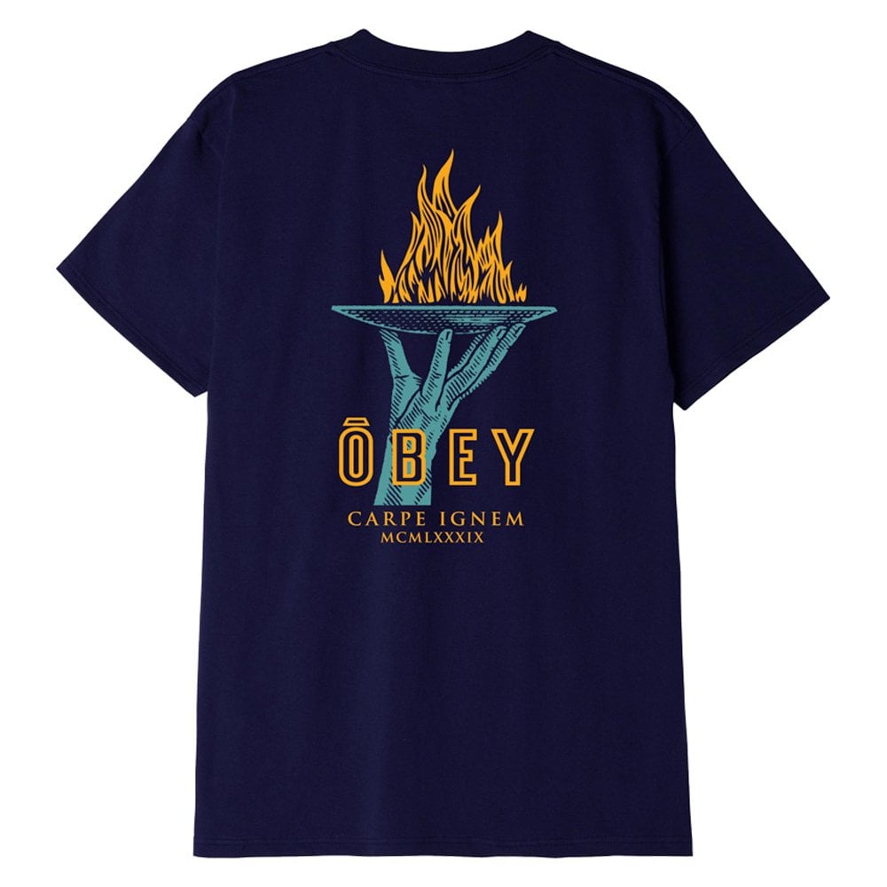 Seize Fire T-Shirt - Navy