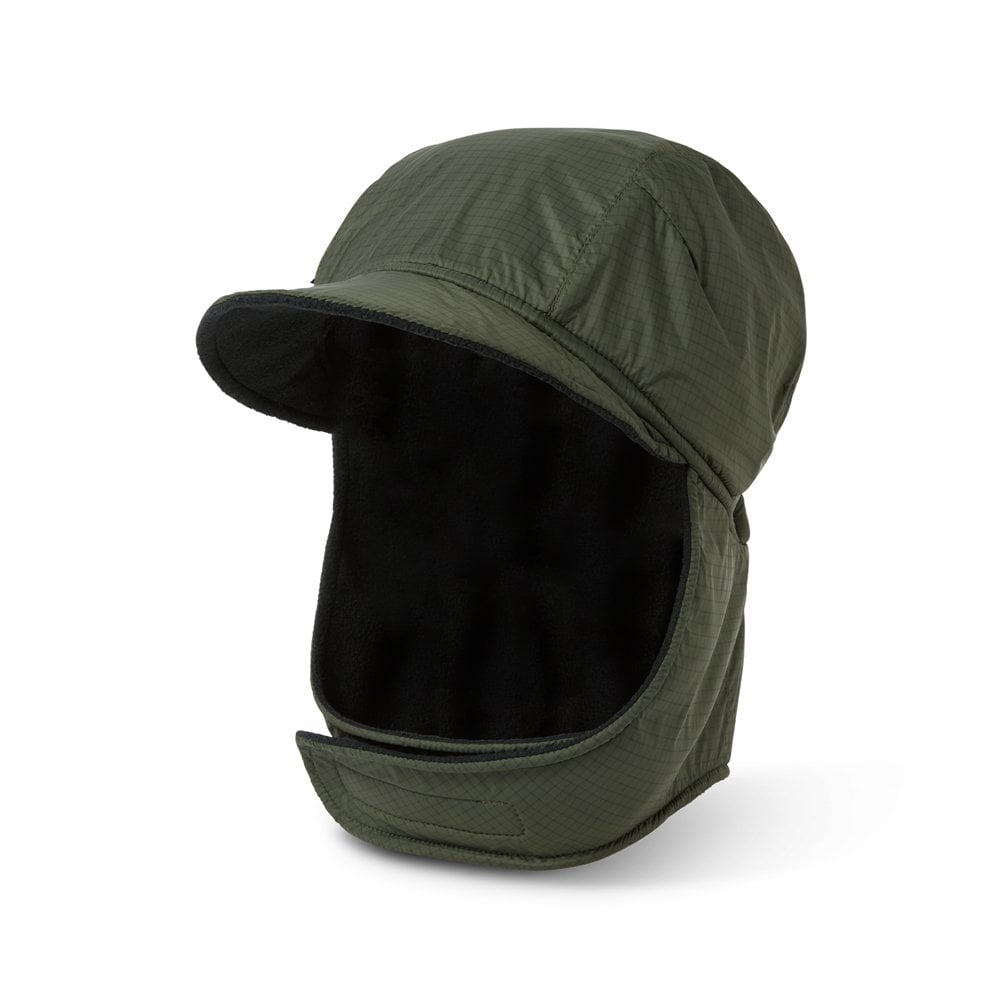 Luke Flap Cap - Grey Green