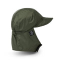 Luke Flap Cap - Grey Green