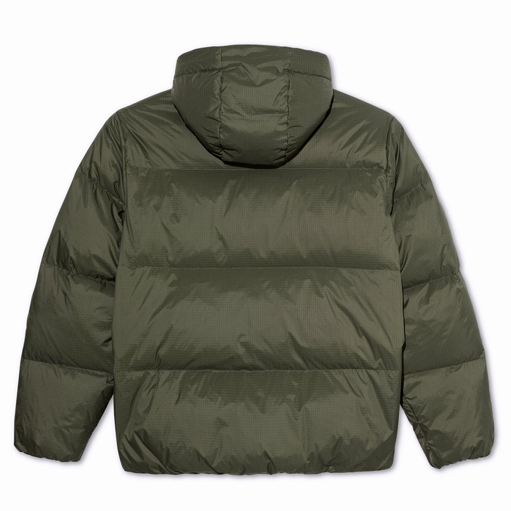 Soft Puffer Jacket - Grey Green